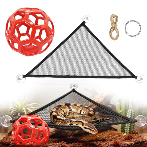 MyFunBBsdar Snake Enrichment Toys,Ball Python Tank Accessories with Snake Climbing Accessories...
