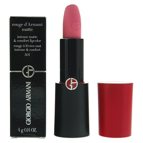 GIORGIO ARMANI ROUGE D'ARMANI MATTE INTENSO MATTE & COMFORT LIPCOLOR - # 504 ROSA RUSIA