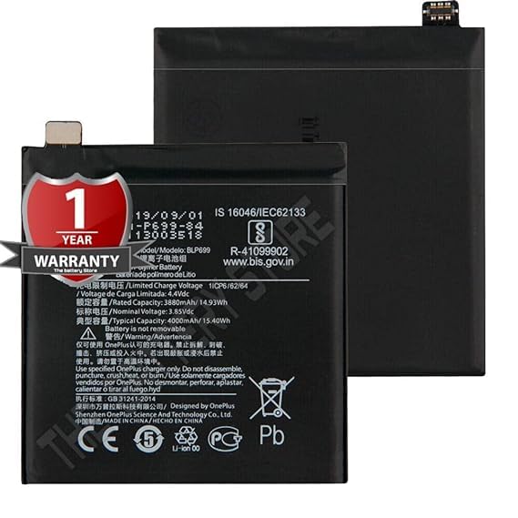 Image of THE BATTERY STORE Original BLP699 Battery for Oneplus 7 Pro GM1911 GM1913 GM1917 GM1910 GM1915 Battery with 1 Year Warranty****(PP247)