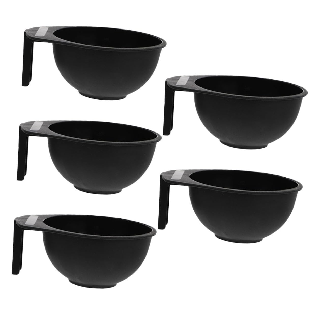 PLAFOPE 5Pcs Hair Dye Bowls Professional Mixing Bowls for Salon Hairdressing Durable Hair Dye Containers for Stylists Essential Hair