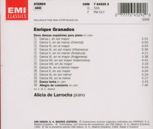 Danzas Espanolas (12)/Allegro
