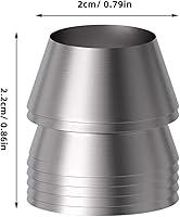 Vista 2 de Housoutil 7 Uds. Accesorios para exteriores, herramientas para madera, cónica, mango de hacha, mango de hacha de madera, cuñas de refuerzo