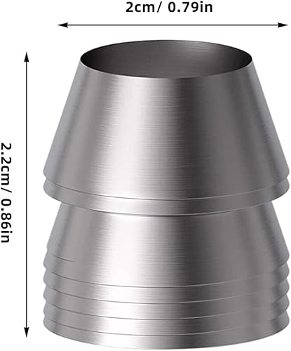 Miniatura 2 de Housoutil 7 Uds. Accesorios para exteriores, herramientas para madera, cónica, mango de hacha, mango de hacha de madera, cuñas de refuerzo,