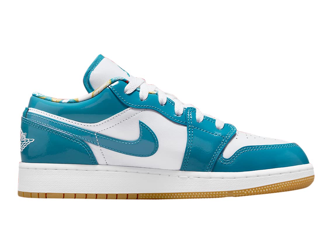 Jordan 1 Low Noble Green Grade School GS 553560-371