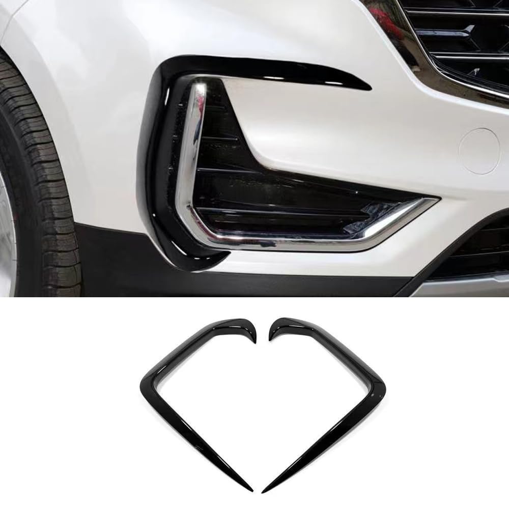 ERIDANUS Auto Accessories Fit for Hyundai Tucson 2023 2022 Headlight Cover Front Lamp (Black) ABS 2 PCS