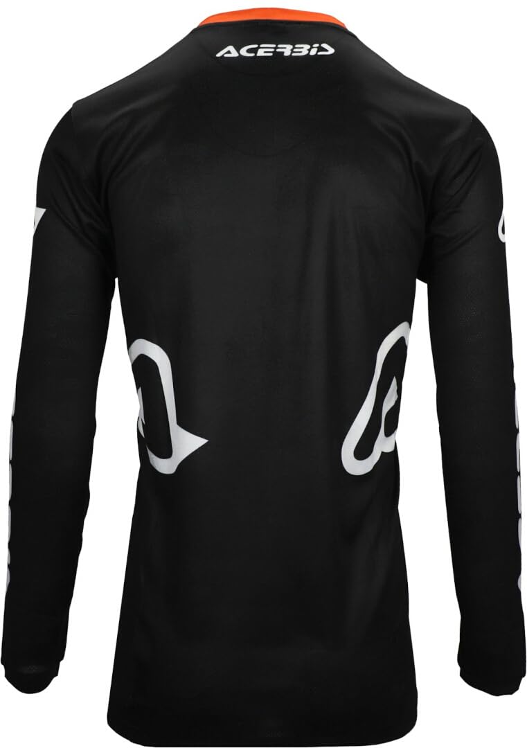 Acerbis MX J-Track INC Maglia Motocross, Arancione/Nero, L