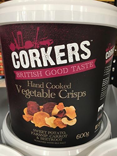 Corkers British Good Taste Hand Cooked Vegetable Crisps