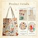 Imagen de Bolsa de Tela Perro Tote Bag Mujer Canvas Bolsa Compra Reutilizable Shopper Tela Grande con Estampado de Perro Divertido