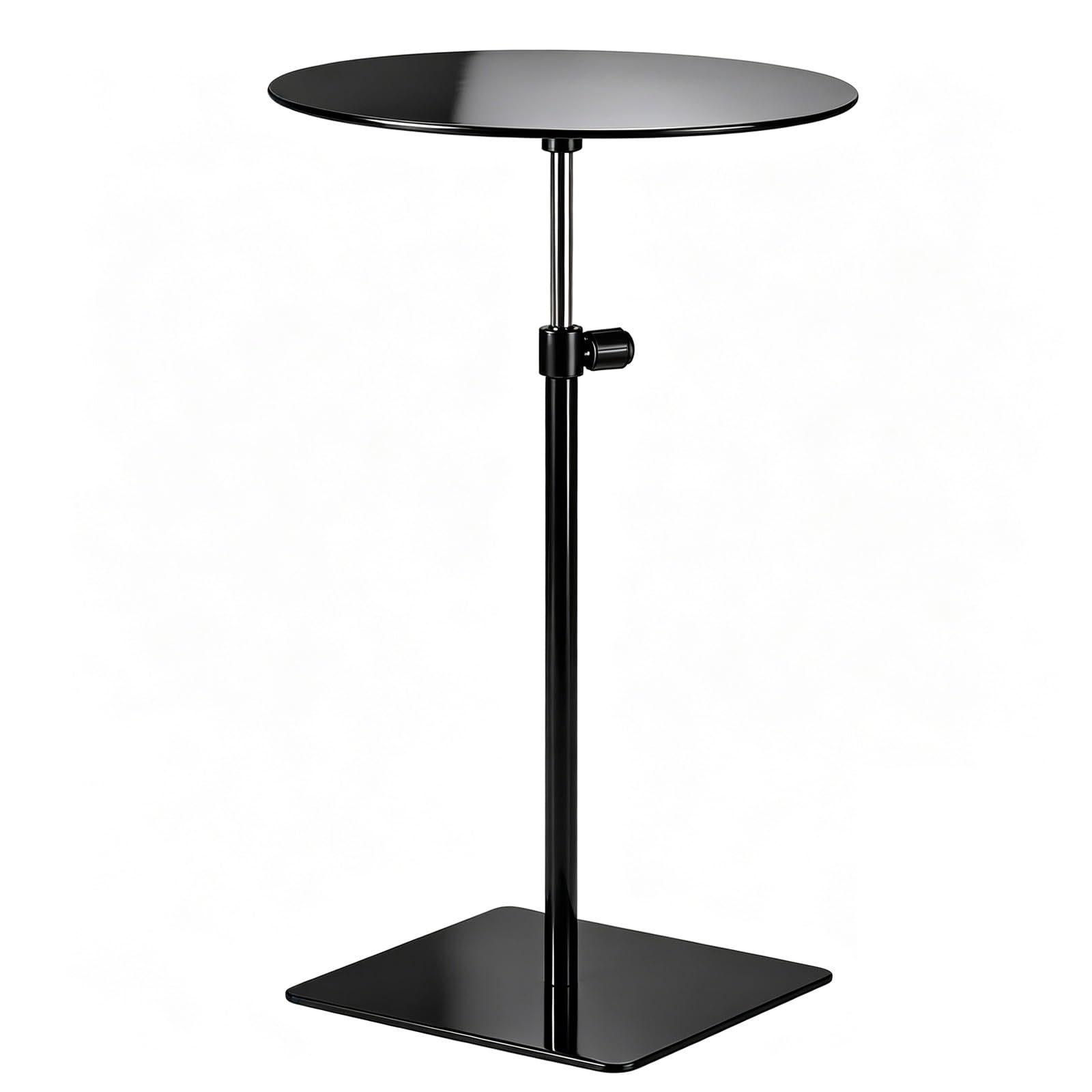 Mesa alta ajustable de acero inoxidable 201 con diseño para bistró