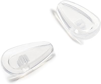Eye Opening Stuff 1 Pair Replacement Nosepiece Nosepad Compatible with Oakley Conductor OX3186 Eyeglasses - Clear