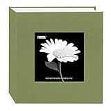Pioneer DA-100CBF/SG 100 Pocket Fabric Frame Cover Photo Album, Sage Green