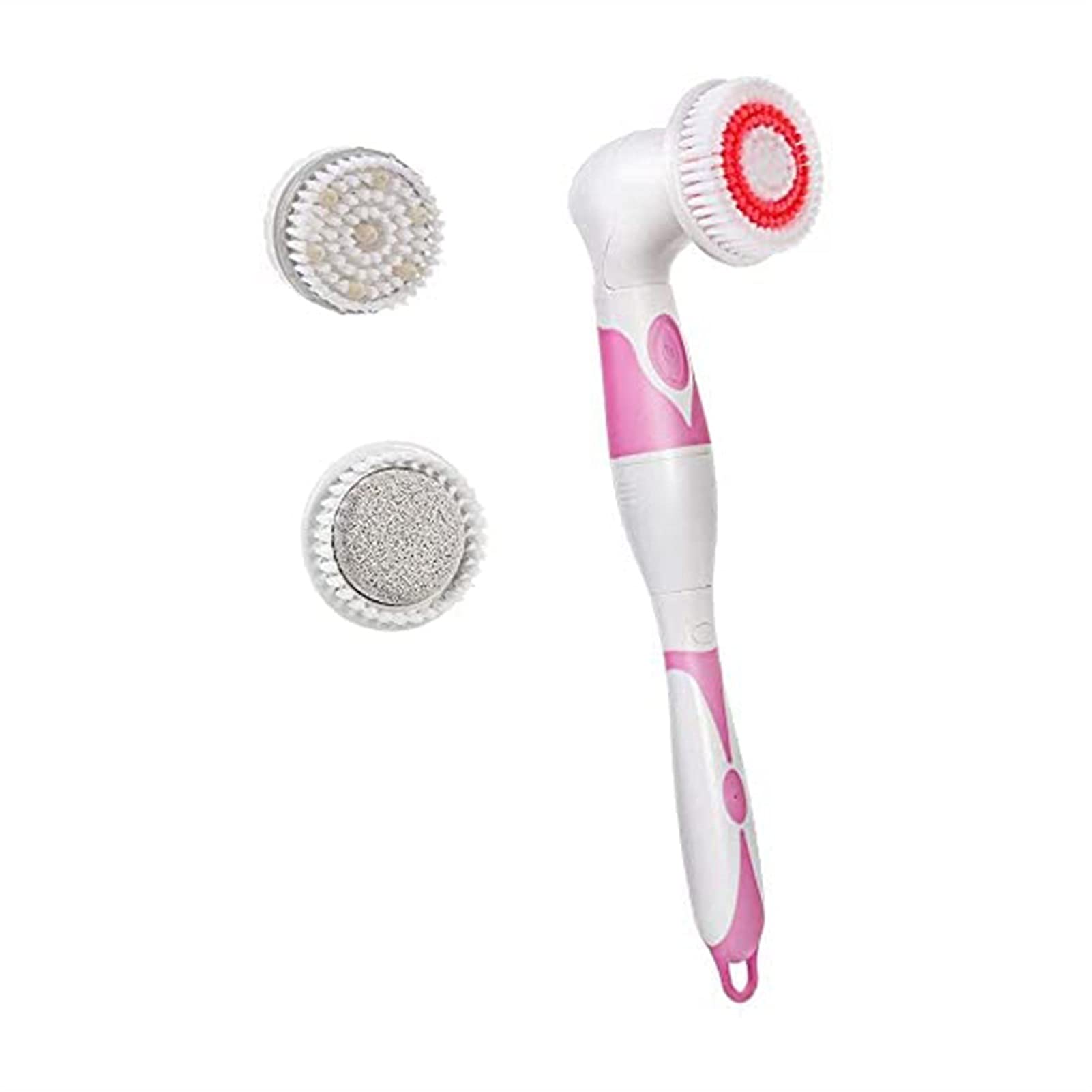 GeRRiT Cepillo de baño eléctrico Masaje Cepillo de espalda Cepillo de ducha con mango largo for mujeres Hombres Ancianos