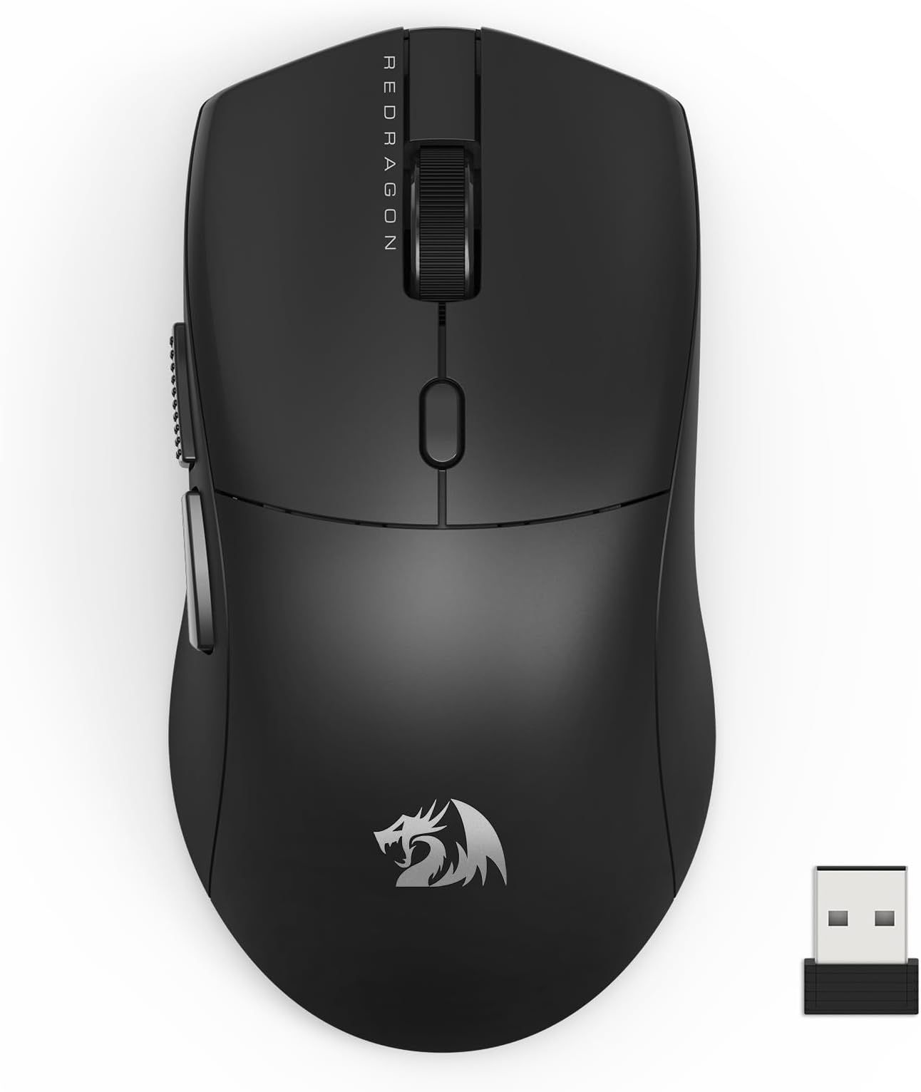 Redragon Wireless Gaming Mouse, 3 Modes Lightweight Wireless Mouse, Full Programmable Buttons, 12000 DPI Software Supports DIY Keybinds, M815-STD