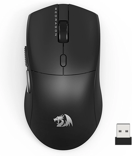 Mouse Gamer Wireless/Bluetooth Redragon Standard M815-STD 1200DPI 6 Botões Preto