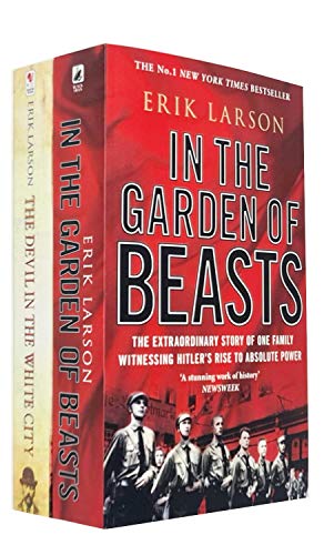 Erik Larson Collection 2 Books Set (In The Garden of Beasts, The Devil In The White City)