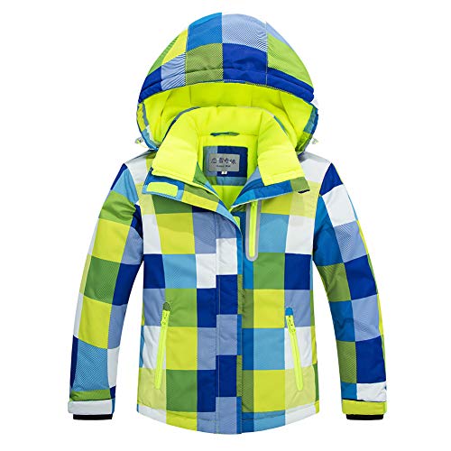 Image of Girls /Boys Snowsuits Hooded Insulated Windproof Winer Coats Ski Jacket Snow Pants Set