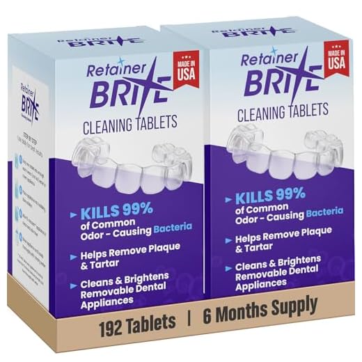 Retainer Brite Retainer brite -6 months supply- 2 boxes pack -192 tablets , 192 Count