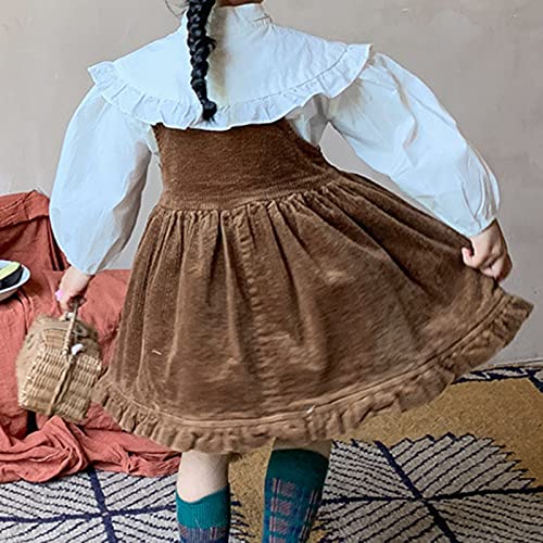 Toddler Baby Girls Corduroy Pinafore Overall Dress3