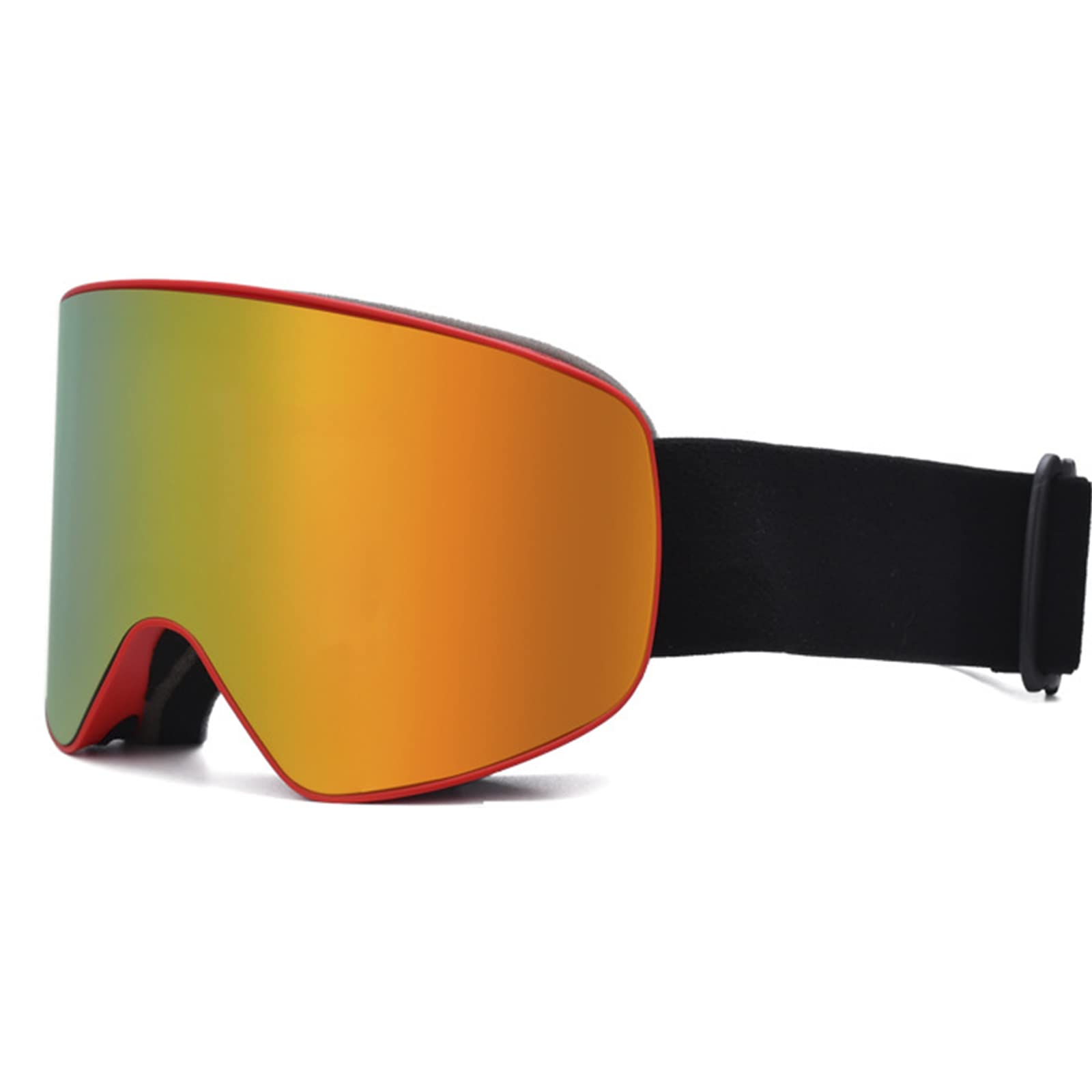 Lunettes de Ski OTG, Masque de Ski 100% Protection UV400 Anti-buée, Protection Lunettes Lens pour Hommes & Femme pour Cyclisme Snowboard Randonnée, Compatible avec Casque