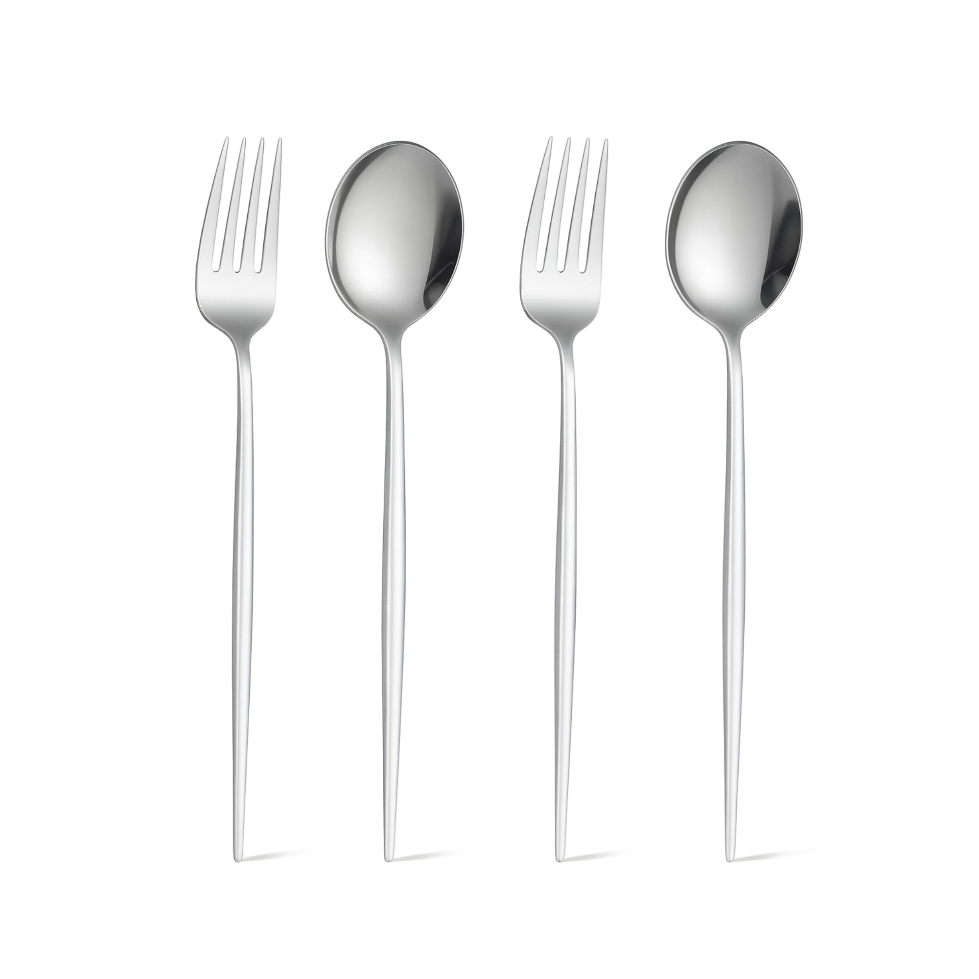 Korean Flatware Set - 4 Piece Stainless Steel -1