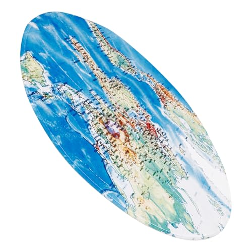 Protection de plancher pour chaise avec ce tapis rond épais et antidérapant de salon