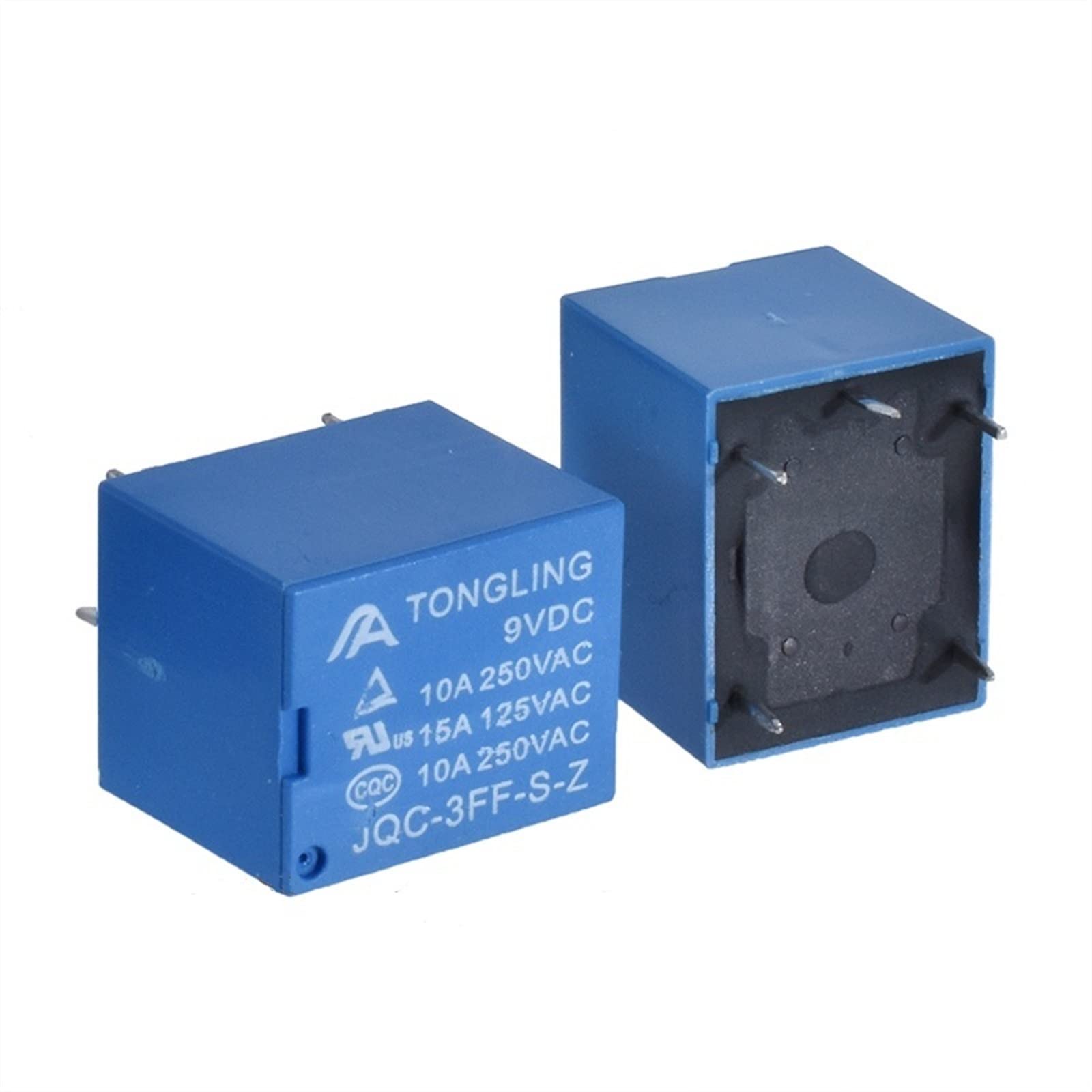 AQHYEBNSR 5PCS Original New Relays JQC-3FF-S-Z 5VDC 9VDC 12VDC 24VDC 5PIN 10A/250VAC 5V 9V 12V 24V(JQC-3FF-S-Z 12VDC)