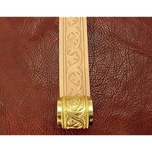 Premium Brass Leather Belt Rollers by DandS ltd CNC-Cut Stamp Tools for Veg-Tan Leather Unique Hand-Drawn Designs for Crisp, Clean Impressions #BR4