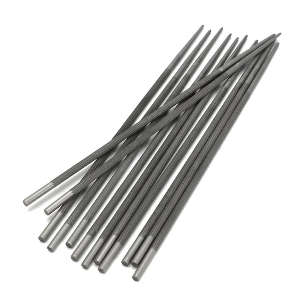 Limes Rondes for tronçonneuse, 12 pièces, 5.5mm, 7/32 Pouces, for affûter Les chaînes, affûteuse de scie habituellement