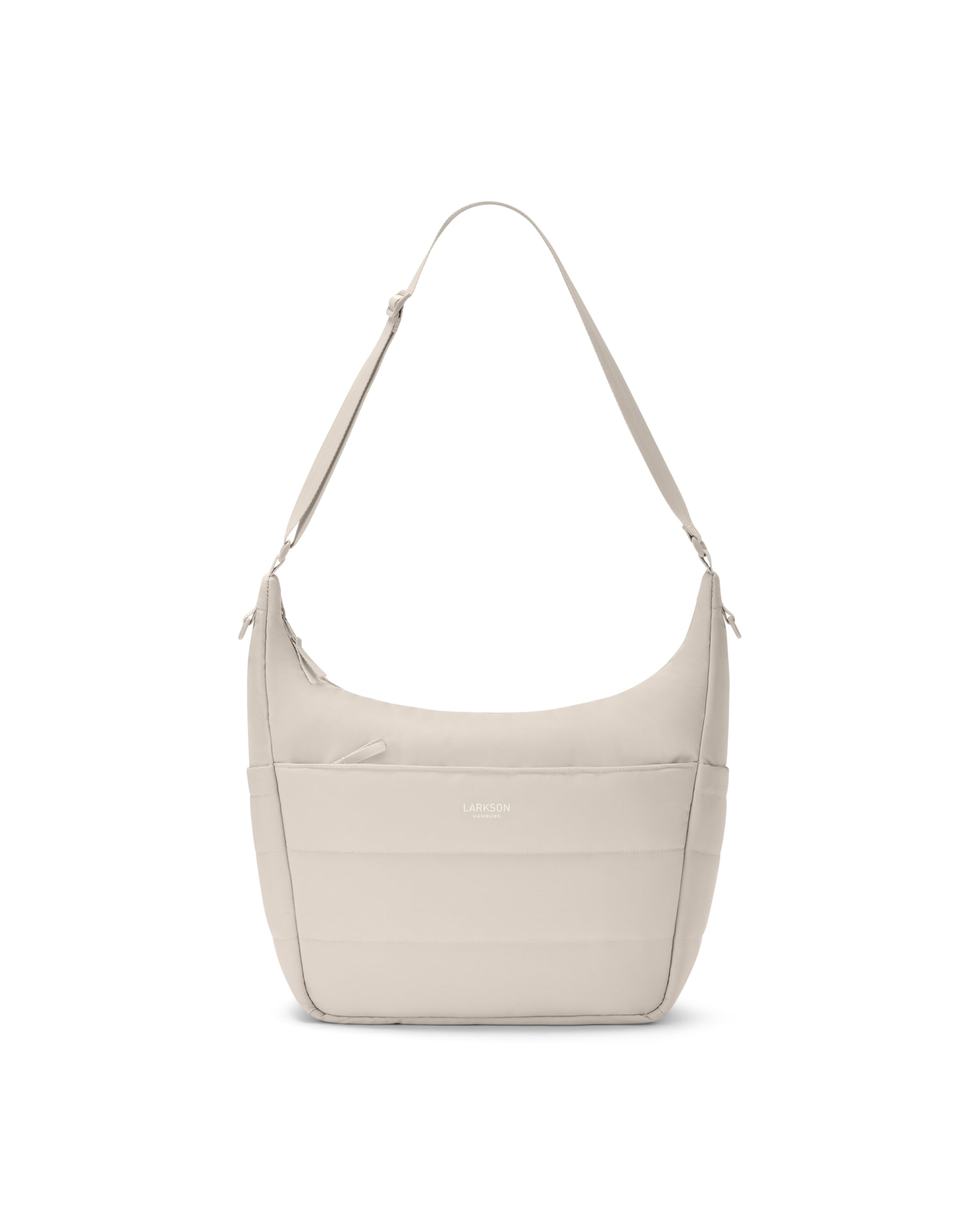 LARKSON Puffer Tasche Damen - Linnea - Puffy Schultertasche mit Laptopfach & verstellbarem Gurt - Geeignet für Befestigung am Kinderwagen - Wasserabweisend