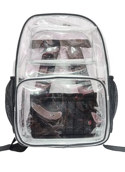 Sturdy International Clear Waterproof Heavy Duty school backpacks Transparent Casual Laptop PVC See Through Day Bag For Work Concert Sport (B0BLY7WY19) Amazon Price History, Amazon Price Tracker