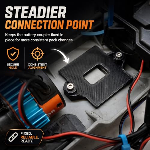 Support XT60 SplashNColor sécurisé avec fixation stable de câble RC