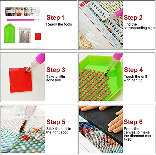 Snowplanet Ync Diamond Painting Cat- Full Drill Diamond Art,5D Diamond Painting Kits, Round Rhinestone, Diamond Dots- Fun Gifts For Adults & Children, Craftwork For Indoor Décor -Ync003 #TOP5