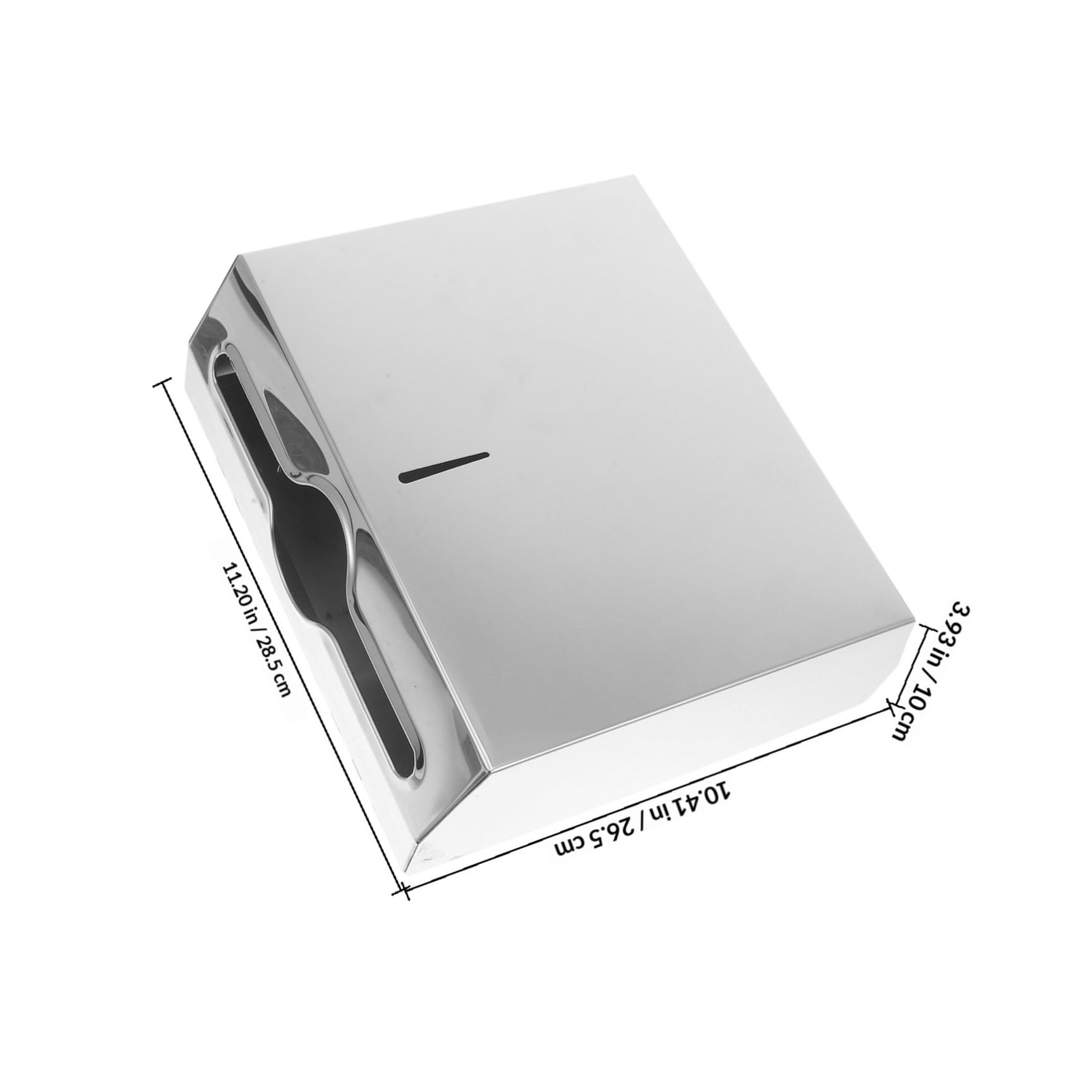 Dispensador de Toallas de Papel para Baño de Acero Inoxidable, Montaje en Pared, Resistente y Confiable para Hospitales y Baños Públicos