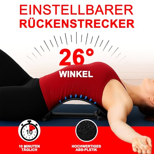 Rückenstrecker Health & Fit Verstellbare Rücken-Dehnstütze für Alltag