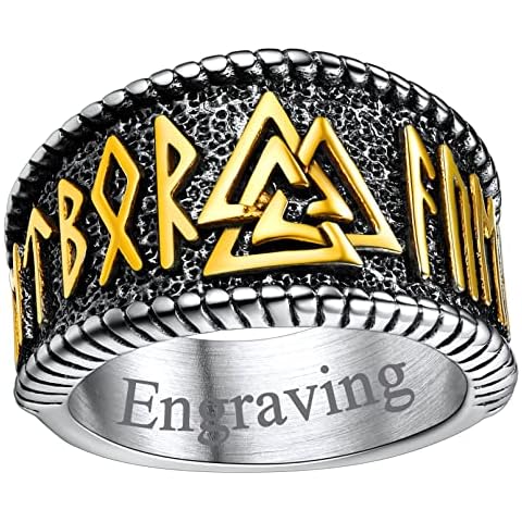 FaithHeart Personalised Womens Viking Knot Ring Cover