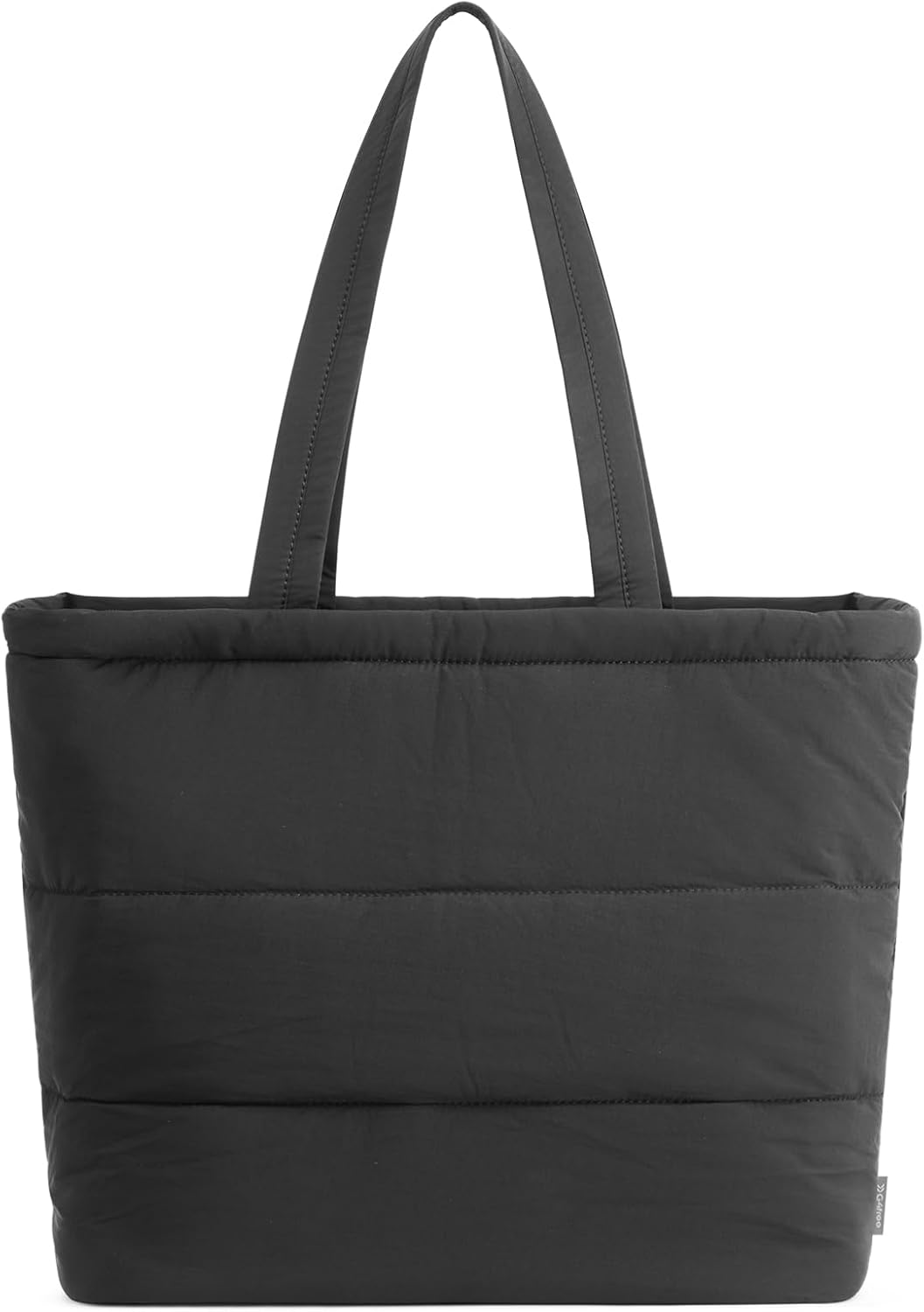 G4Free Tote Bag for Women, Puffer Casual Shoulder Bag with Cup Holder and Laptop Compartment for Travel, Work, Gym - Image 7