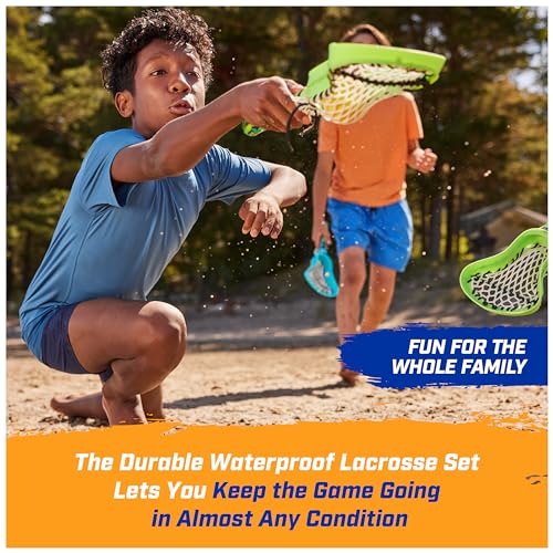 SwimWays Hydro Lacrosse, Waterproof Lacrosse Set, Outdoor Games for Adults and Kids, Sports Equipment, Pool Party Games and Toys, Blue by SwimWays - Image 3