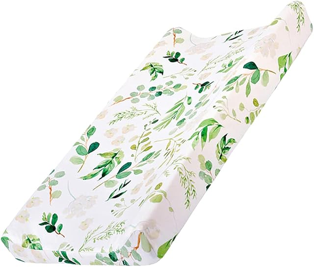 Baby Floral Diaper Changing Pad Cover Cradle Mattress Sheets, Changing Table Cover Changing Mat Cover Sheets 32''X 16'' (Cover Only, Pad Not Included)