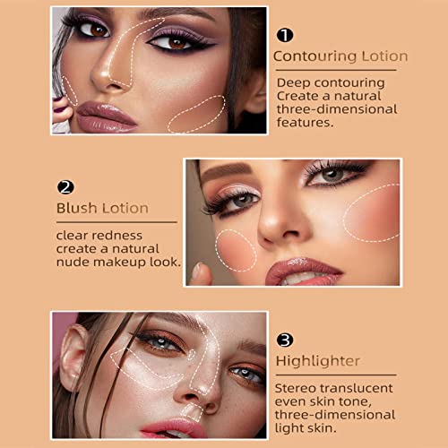 Varinha de beleza iluminadora - Contorno Líquido Multifuncional com Aplicador Cushion | Produto de m