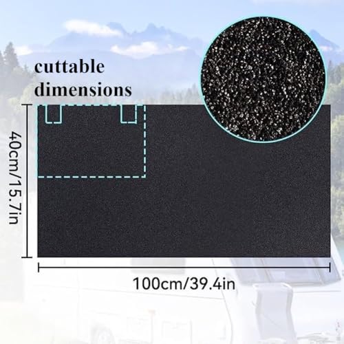 Miniatura 3 de Filtro De Carbón Activado Zhanhai, 100 X 40 Cm, Accesorios Para Purificador De Aire, Filtro De Olores Filtro De Carbón Activado Se Adapta Para Aire Acondicionado