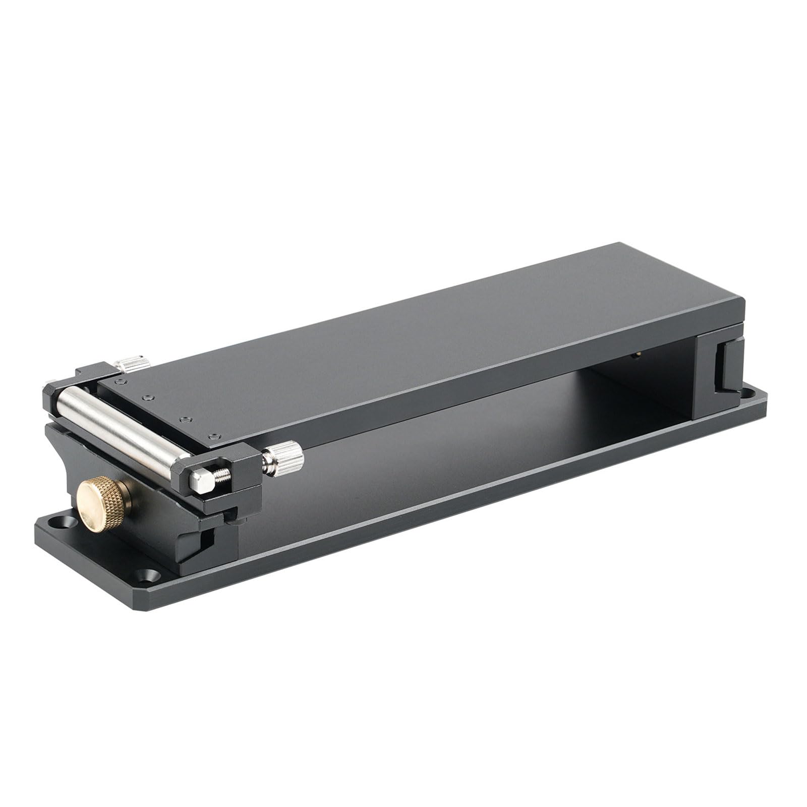 Zbiianxer Aluminum Sander Holder, Beveled Shape Sanding Clamp For Firm Paper Attachment And Accurate Grinding Sandpaper Storage Rack