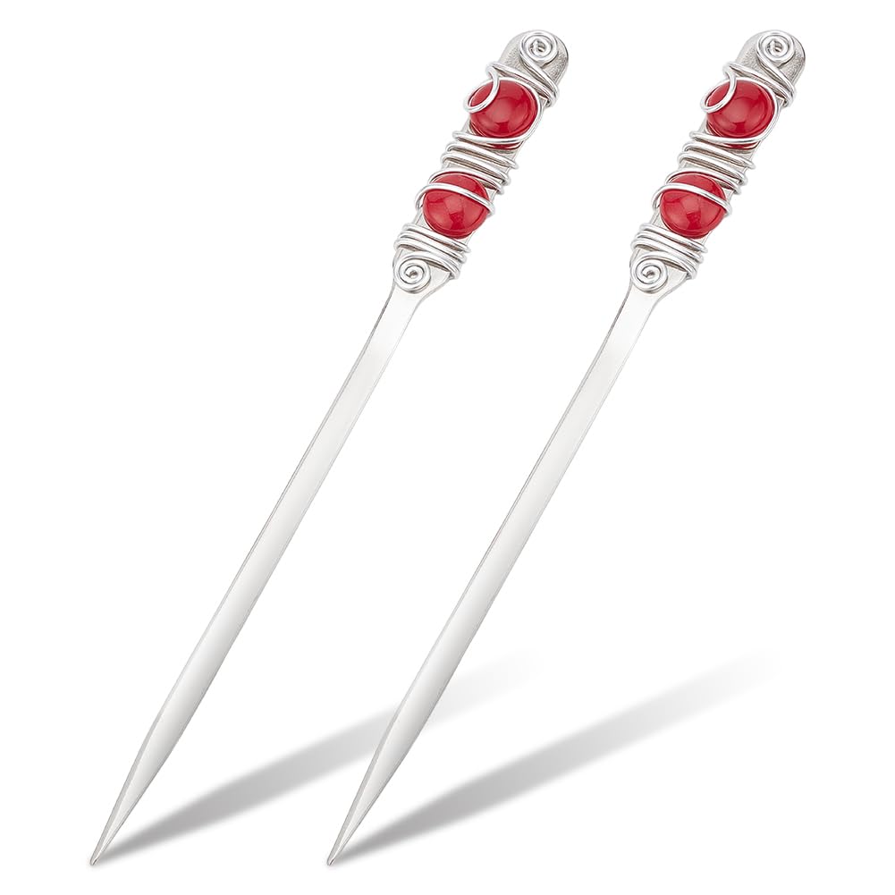 NBEADS 2 Pcs Beaded Letter Opener