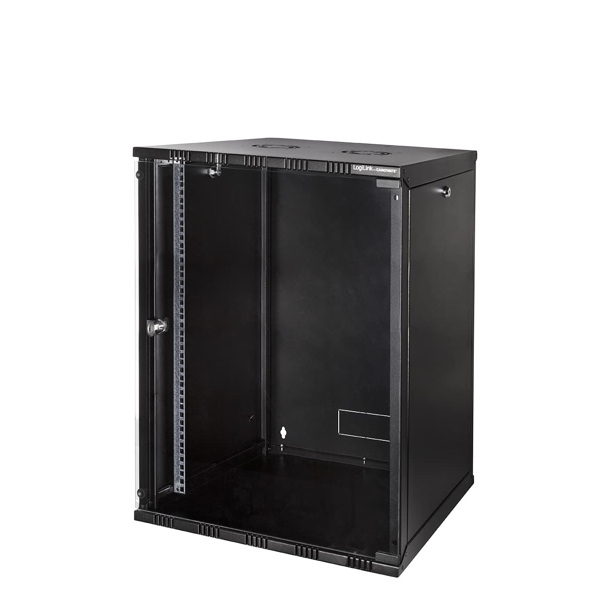 LogiLink W15A40B Rack monté sur le mur 15U 50kg Noir étagère - Étagères (50 kg, Rack monté sur le mur, 15U, Noir, 48,3 cm (19"), Acier)