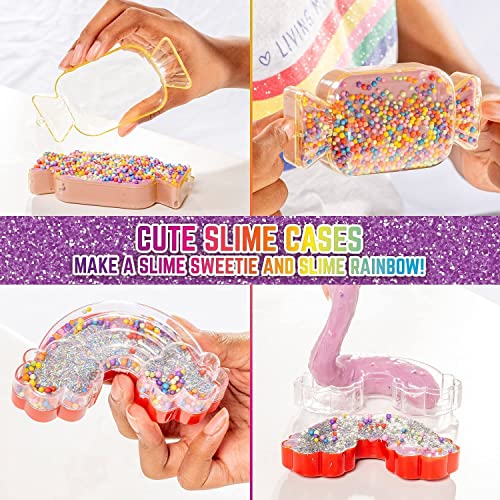 GirlZone Rainbow Candy DIY Slime Kit, Amazing Slime Making Kit to Create Rainbow Slime and Cloud Slime, Exciting Gift Idea & Fun Sensory Toy for Kids - Image 6