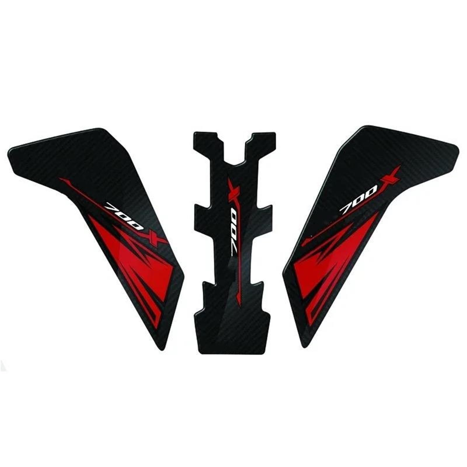 Ysdsls Color6 Motorcycle Body Fairing Sticker Tank Pads Gas Grip Traction For Nc700x Nc750x Nc 750 X 2018-2021(Color6)