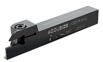 Accusize Industrial Tools 1/2'' Cut-Off Holder, Parting Tool, Mgehr08-2J of 2387-2004, Insert Not Included