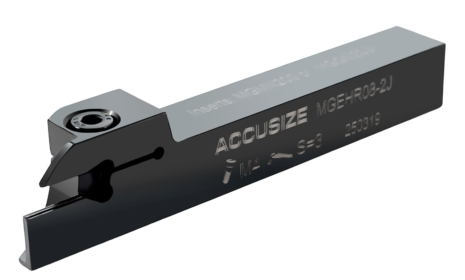Accusize Industrial Tools 1/2'' Cut-Off Holder, Parting Tool, Mgehr08-2J of 2387-2004, Insert Not Included — Amazon image 3
