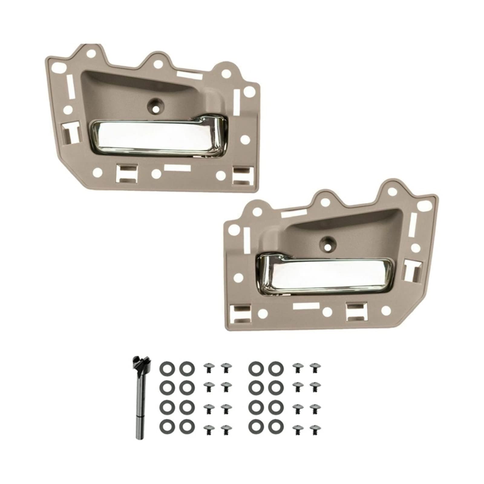 Fangziqf As Shown Inner Door Pull Handles For Grand For Cherokee 2005-2011 Car Front Left & Right Interior Door Handle