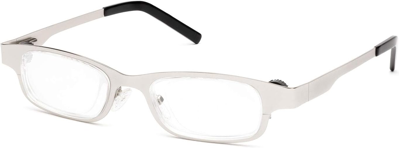 Self-Adjustable Glasses, Stainless Steel, Silver