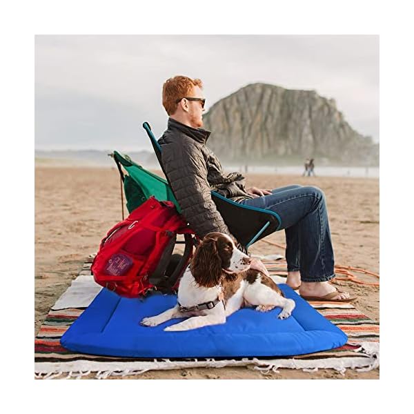 Foldable Travel Dog Mat with Buckle Handle
